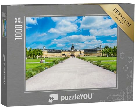 Puzzle 1000 Teile XXL „Schloss in Karlsruhe, Deutschland“ – aus der Puzzle-Kollektion Karlsruhe
