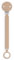 Suavinex, Schnullerkette aus Silikon, Schnullerband, für Babys +0 Monate, Weiche und Flexible, Einteiliges Design, Schnullerclip Weiche und Flexible, Wonder Cork
