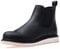 SL-Saint fatto a mano punta morbida Chelsea Boots per gli uomini scarpe classiche Genuine Good-year-welted (Nero, Adulto, Uomo, 42.5, Numero, Sistema Taglie Calzature EU, Larga)