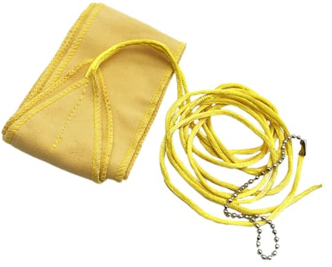 ibasenice Paño De Limpieza Para Instrumentos Musicales Con Cuerda Paño De Limpieza Para Clarinete y Flauta Ligero y Portátil Material Suave y Duradero Para Mantener Sonido y Apariencia