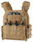 VOTAGOO GEAR Taktische Weste Airsoft Militär Weste, Atmungsaktive Paintball Weste, Plate Carrier Paintball Brustschützer (BROWN)