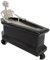 Tischdeko Outdoor Wetterfest Neue kreative Kerze Schaumbad Skelett Halloween Atmosphäre Urlaub Dekoration Ornamente Konzepthalter Für Schreibtisch (Black, 16x12cm)