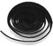 CAXUSD High Temperature Resistant Bbq Gasket Self Adhesive Smoker Seal Tape 3.6m Roll Flame Retardant Outdoor Cooking Seal Black