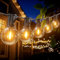 GLOBELIT Festoon Lights Mains Powered 100FT/30M, Garden Lights Mains Powered with 50+2 Shatterproof G40 Bulbs,Waterproof Outdoor String Lights for Patio, Backyard,Wedding,Party