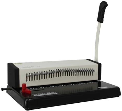 Bindegerät, H3018 Drahtbindemaschine Ringbindemaschine Lochkartenmaschine A4 30-Loch Manuelle Stanzmaschine 18 Blatt Stanzkapazität, für A4, A5 oder kleinere Formate