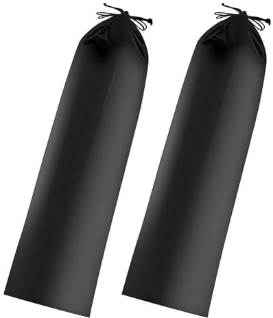 Tasche mit Kordelzug, Sportbeutel, 2 x lange Säcke, wasserdicht, Nylon, für Outdoor-Reisen, Organizer, Stoff, Longboard für Zeltstangen, Trekking, Schutz, Tasche, Aufbewahrung, 21 x 60 cm, mehrfarbig