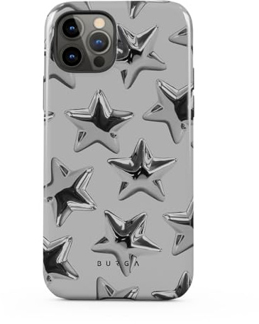 BURGA Handyhülle für iPhone 12 Pro Max – Unisex Hybrid-Schutzhülle mit stoßdämpfendem TPU & kratzfester Außenschale, erhöhter Displayrand, MagSafe-kompatibel, kabelloses Laden, stylisches Design