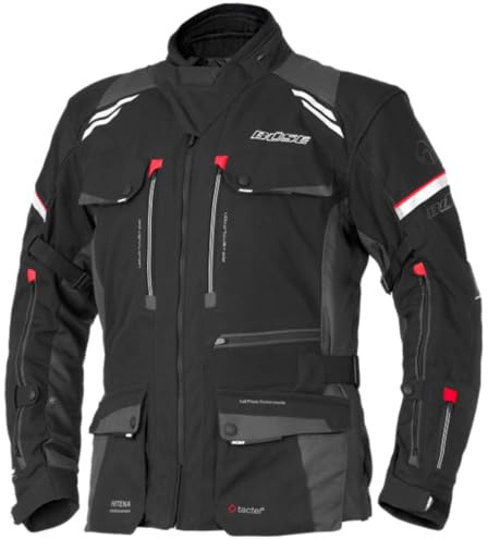 Büse Highland III wasserdichte Motorrad Textiljacke, schwarz, 8XL