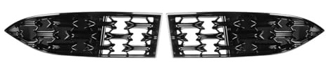 Kühlergrill Vorne Für Mazda Für CX-5 CX5 2022-2025 Glänzend Schwarz Vorne Unten Grille Abdeckung Trim Außen (Nur Fit Amerikanische Version) Ersatz Kühlergrills
