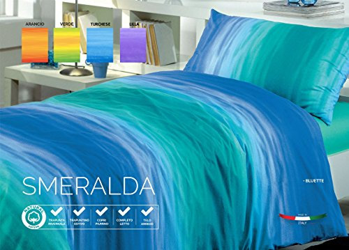 BIANCHERIAWEB Trapunta Invernale Piumone Imbottito 300gr/mq Disegno Smeralda 1 Piazza e Mezza Lilla
