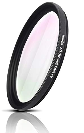 Ares Foto® 46mm Filtro UV, vetro ottico dal Giappone, Telaio in alluminio fresato CNC, Ultra-Slim, Weather-Sealed. Per Canon Nikon Sony Fujifilm Olympus Sigma Tamron