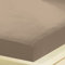 G BETTWARENSHOP – Inkontinenz Spannbettlaken mit Nässeschutz – wasserdicht aus weichem Feinbiber – 2in1 Spannbetttuch & Matratzenschutz 180x200-200x200 cm Taupe