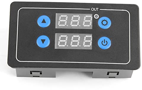 YF-4 Temporizador Relé Ajustable Ciclo Retardo Temporizador Módulo Relé DC 12 V Pantalla Digital Placa de Retardo de Temporización Accesorios Eléctricos
