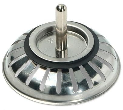 Tappo Lavello Franke Ricambio Altezza 26mm Diam 83mm Futura Logica 3 Originale UNIVERSALE Acciaio Inossidabile Argento