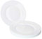 Van Well Bormioli Rocco Toledo 6-TLG. Speiseteller Set Ø 25 cm I Weißes Opalglas
