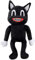 ZZZymh Siren Head Plüschtier 14 Zoll, schwarz Cartoon Cat Plüsch weich und umarmen Anime Katze Plüsch Spielzeug Kinder Geburtstag Weihnachten Neujahr Dekoration Plüsch