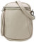 SH Leder Damen Handytasche Umhängetasche Geldbörse Multifunktion Beutel Schultertasche aus Echtleder Verstellbar Schultergurt Handy bis 6.9 Zoll 14x19.5cm Emma G328 (Beige)