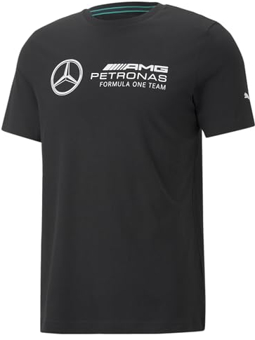 Puma Herren Mercedes-AMG Petronas Motorsport F1 Essentials Logo T-Shirt SBlack