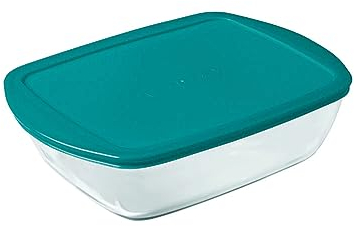 Pyrex Auflaufform rechteckig mit Deckel 2,5L - Ofen und Gefrierschrank geeignet