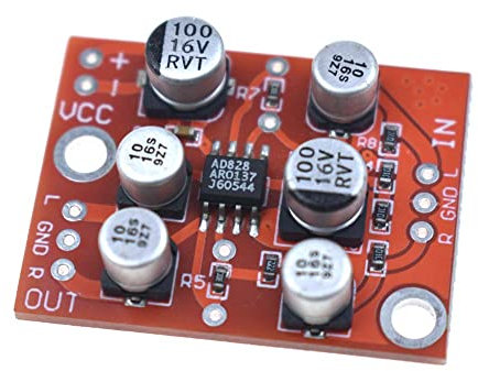 Reland Sun AD828 Stereo Dynamisches Mikrofon Vorverstärker Board Pickup Modul DC 3,8 V-15 V MIC Vorverstärker-Modul