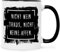 GRAVURZEILE Bedruckte Tasse mit Spruch - Nicht mein Zirkus, nicht meine Affen - Spülmaschinenfest - Geschenke für Freunde & Kollegen - Geschenk für Büro & Alltag - Farbe: Schwarz & Weiß