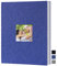 Benjia Fotoalbum Einsteckalbum A4 Hochformat 50 Seiten Hüllen, Leinenbezug Fotoalbum zum Einstecken für 50 A4 Fotos Blau