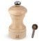 Peugeot Bistro Manuelle Salzmühle, Naturholz, 10 cm, mit Gewürzschaufel aus Holz