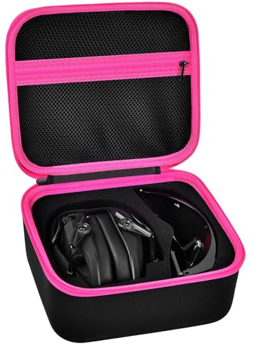 PAIYULE Étui de protection pour cache-oreilles électronique Walker's Razor Slim - Pour Howard Leight - Pour 3M WorkTunes, tir, chasse, protection auditive, lunettes de sécurité - Boîte uniquement