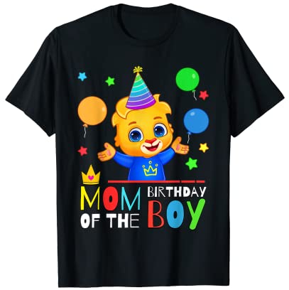 Mutter des Geburtstags Junge | Feiern Sie mit Lucas | Happy Birthday T-Shirt