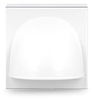 IP66 Versenkbarer robuster Bodentank Edelstahl Rund Wand Einbaudose optional mit passenden LIVOLO Einsätzen 088064 Bodendose (Einsatz Kabelauslass Kabelausgang VL-8081-11 Weiß)