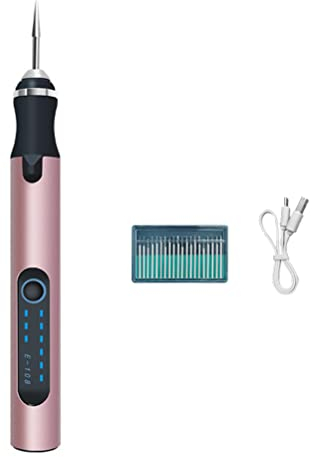 Tragbarer Gravierstift, kabelloser Mini-Gravierer mit präzisem Ätzstift für Metall und Holz, ideal für Handwerker, Künstler und Hobbybastler