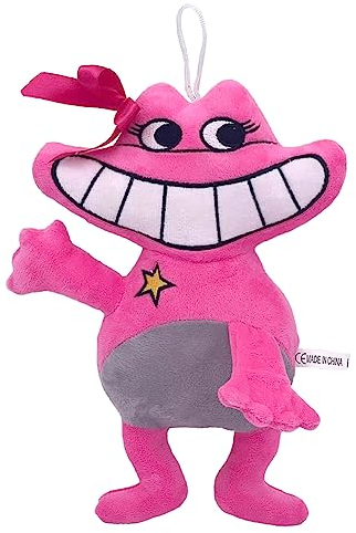 Ropniik Horror Plüschpuppe,Horror Cartoon Animation Patchwork Plüschtier, 26x20cm Horror Plüschtier, Kleines Monster Plüschtier Spielzeug, Horror Plüsch Kinder Mädchen Junge