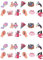 33 Stand Up Nails, Nail Varnish Themed Edible Wafer Paper Cake Toppers Decorations