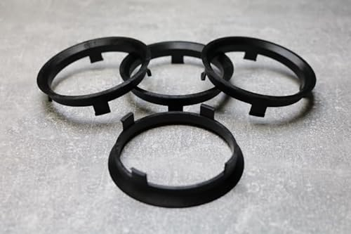 Zentrierringe Distanzringe 71,6 mm x 67,1 mm schwarz für Alufelgen
