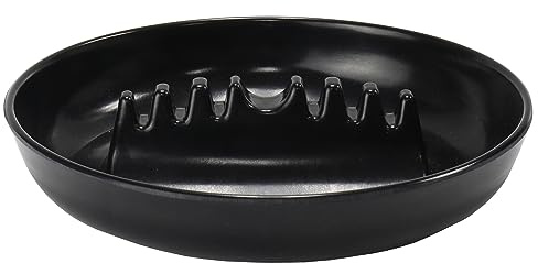 Chef Craft Classic Ash Tray, 7 inches in Diameter, Black