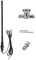 Antenna radio per auto, antenna mobile – Doppia banda VHF UHF Antenna PL259 – Compatibile con Kenwood, Baofeng, ICOM – Antenna portatile per radio – 75 cm di lunghezza