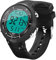 TEKMAGIC Herren Armbanduhr mit Silikonband 10 ATM 100 Meter Wasserdicht Geeignet zum Schwimmen und Tauchen mit Hintergrundbeleuchtung, Wecker, Stoppuhr, Kalender, Zwei Zeitzonen