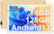 2024 Newest Tablet 10 Inch Tablet Android 13 14GB RAM 128GB ROM (TF 1TB) Octa Core 2.0GHz | 5G+2.4G WiF | 5MP + 8MP | 1280 × 800 FHD IPS | 8000mAh | Bluetooth 5.0 | 2 in 1 Tablet with Case - Gold