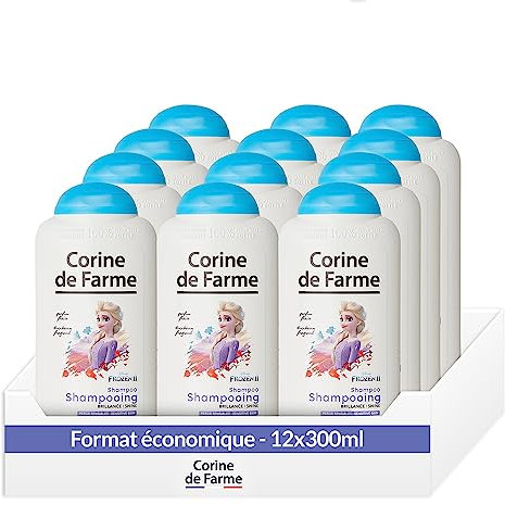 Corine de Farme| Éco Pack de 12 x Gel Douche 2en1 Extra Doux Corps & Cheveux Princesses
