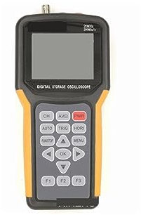 Oscilloscopio, Oscilloscopio portatile Oscilloscopio a memoria digitale portatile Multimetro Sonda 20MHZ a canale singolo 200MS/S Analisi dello spettro, resistenza, test diodi