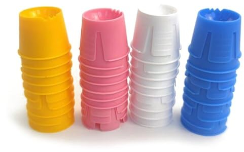 40 Pz/Set Dentale Ciotola di Miscelazione Gesso Piccole Scatole di Miscelazione di Plastica Accessori Odontoiatria Materiali di Laboratorio Colorato