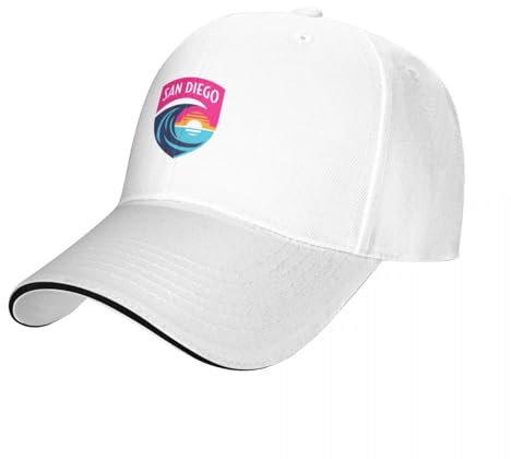 Baseballmütze San Diego Wave FC Cap Baseballmützes Baseballmütze für Männer Damen Retro Outdoor Freizeit Dad Hat Für Herren Damen Geschenk