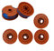 HpLive Lot de 2/6 bobines de fil de rechange pour tondeuse à gazon MacAllister MGT35025 MGT45028 MGT60030 (6 pièces)