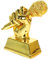 SWAYVES Trophée Micro 2 Pièces Trophée Personnalisé Discours Micro Trophée Participattrophée Coupe Coupe Dorée Trophées