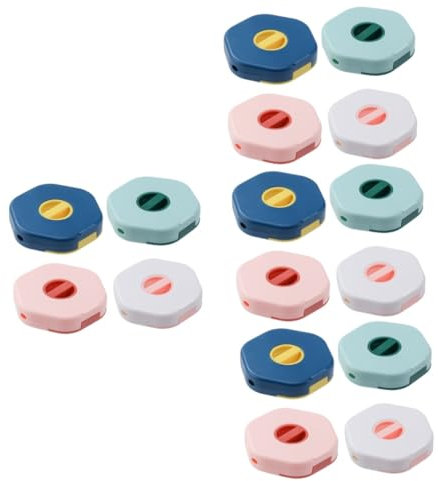 OSALADI 16 Stk für Datenkabel schreibtisch kabelhalter cable organizer box Kabelmanagement einziehbarer Kabelorganisator kostenlose Kabeltasche Kabelaufwicklung Abs