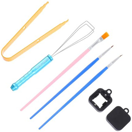 KICHOUSE Kit Di Utensili Per Tastiera Meccanica Spazzola Per Lestrazione Dei Tasti Set Da 6 Pezzi Per Una Pulizia Intensa