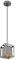 GLOBO LIGHTING Hängelampe Pendelleuchte Dekorstanzungen antik grau silber quadratisch H 120 cm
