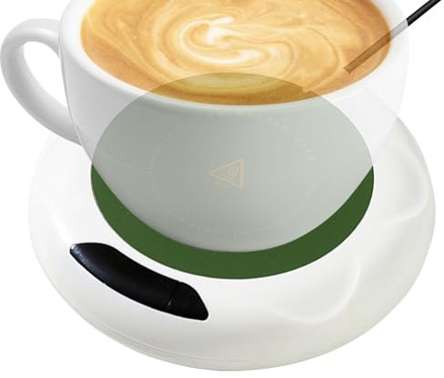 Coffee Cup Warmer, USB Smart Mug Warmer, 3 réglages de température électrique Beverage Warmer, Portable Coffee Mug Warmer for Desk, Home, Studio, Keeps Drinks Warm All Day