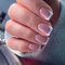 24pcs Short Pink French Tip False Nails, White Edge Press on Nails for Women, Stick on Nails with Glue and File, Women Girls DIY Nail Art for Daily or Party Use 12