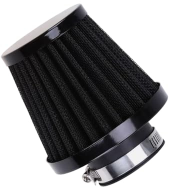 MOCNT Filtro Aria 41mm 42mm 43mm Filtro Aspirazione Aria Auto Filtro Sfiato Turbo Filtro Aspirazione Aria Fredda Moto Filtro Carter Olio Morsetto Fredda Filtro dell'aria Nero